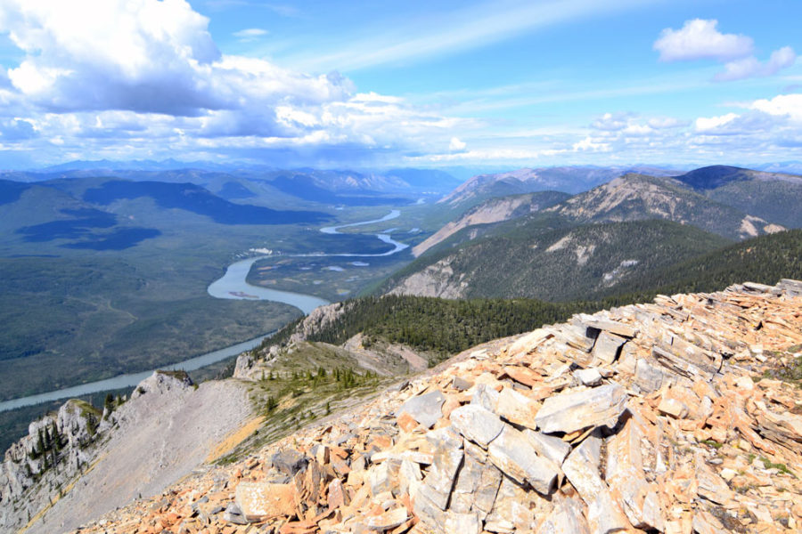 A view of the Nahanni River as it winds it's way through Nahanni National Park Preserve in Canada's Northwest Territories.