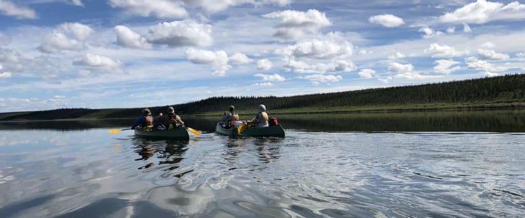 Canoeing the Thelon River.