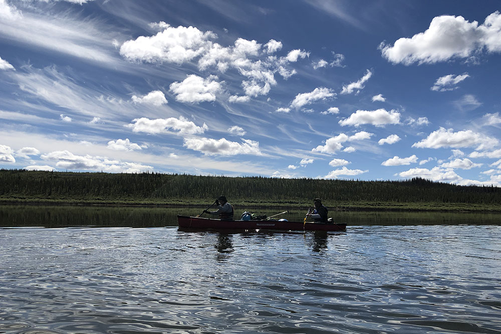 Canoeing the Thelon River in Canada's Northwest Territories.