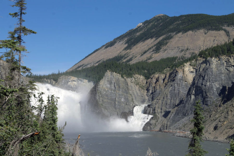 Virginia Falls on the Nahanni River.