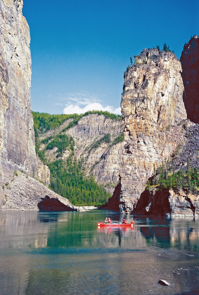 The narrow chasm of The Gate & Pulpit Rock