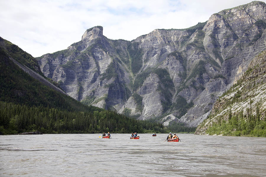 Canoeing the Nahanni River
