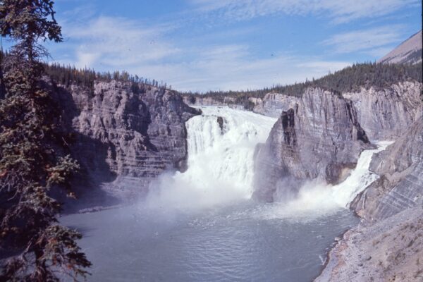 Virginia Falls on the Nahanni River