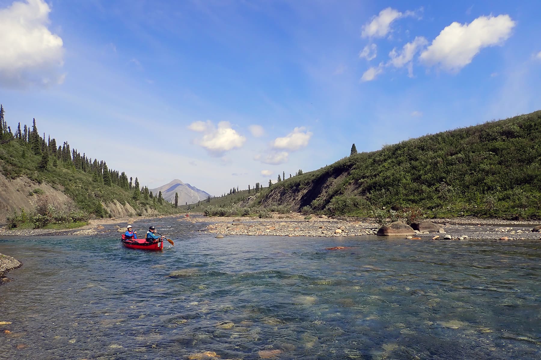 Canoeing the Broken Skull River