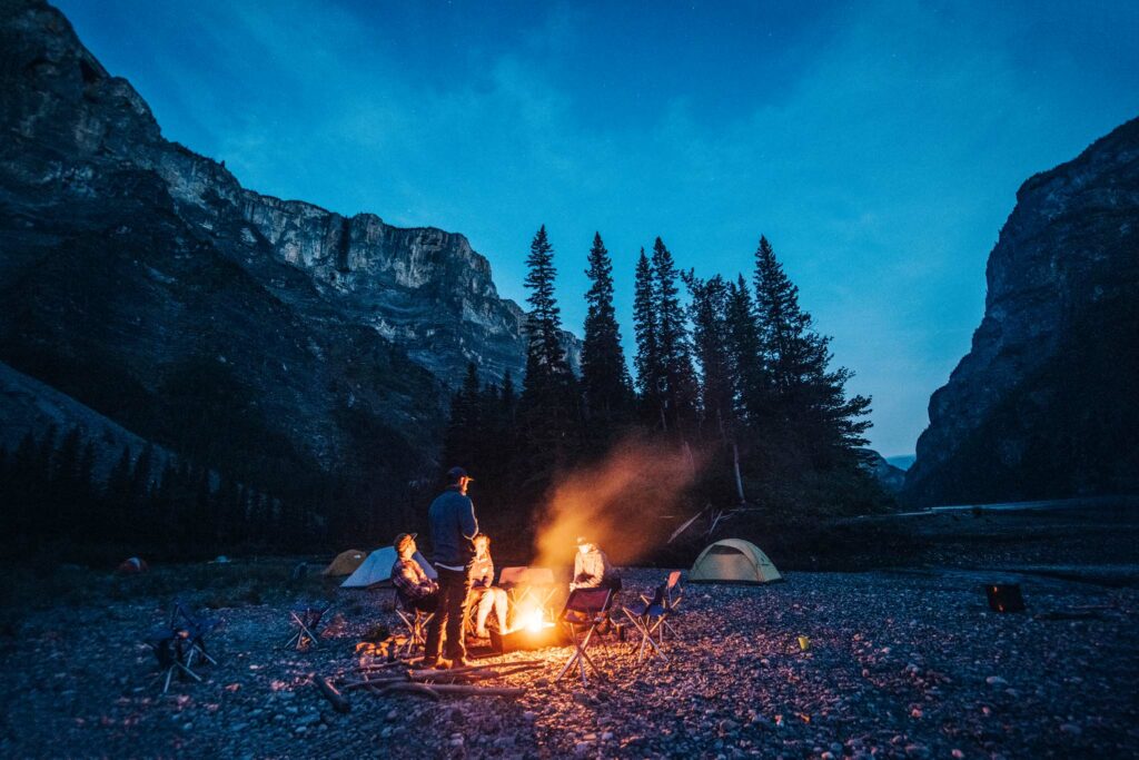 Campfire on the Nahanni River