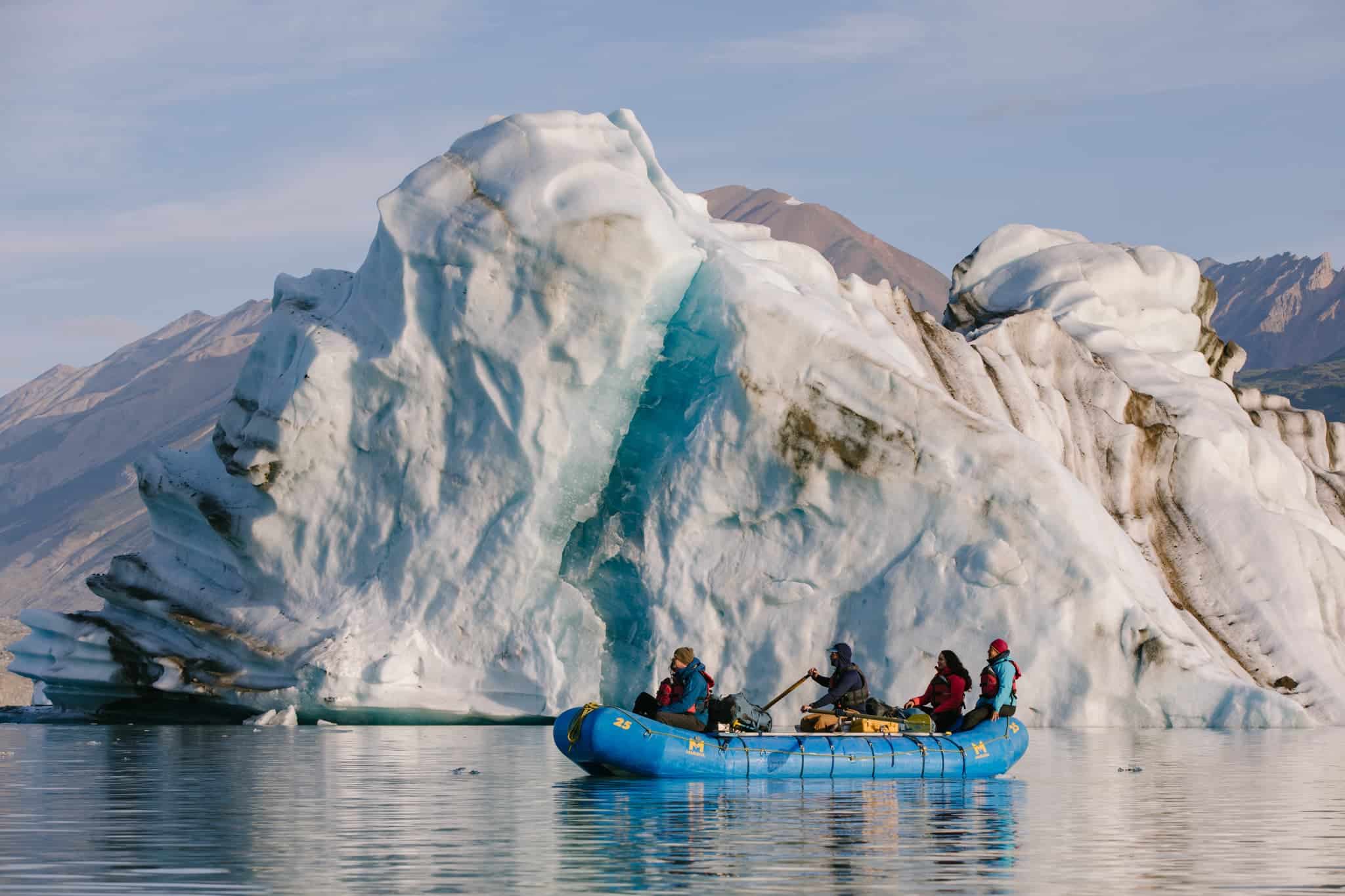 Alsek River Rafting Icebergs Glacier