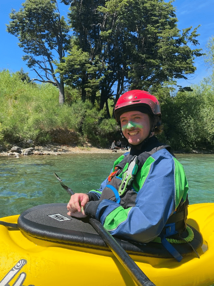 a person in a kayak