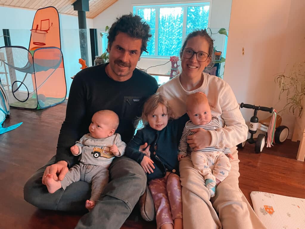 Joel Hibbard and his family