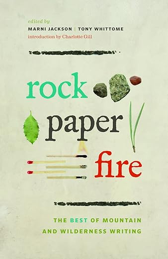 Book cover on wilderness writing