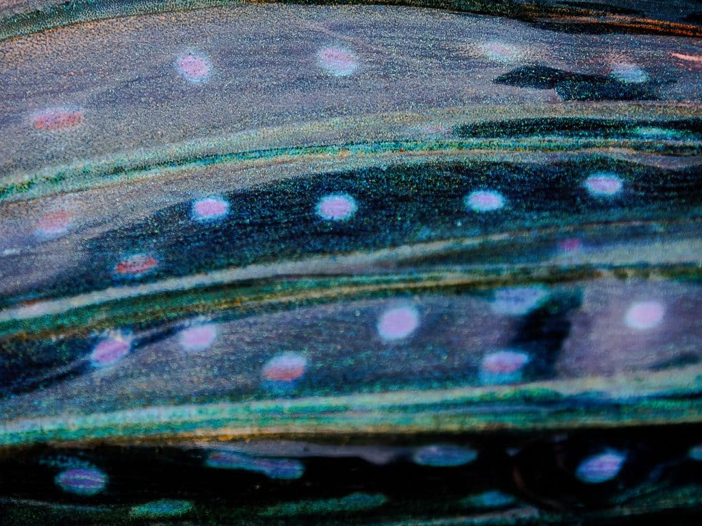 Colorful abstract patterns on surface