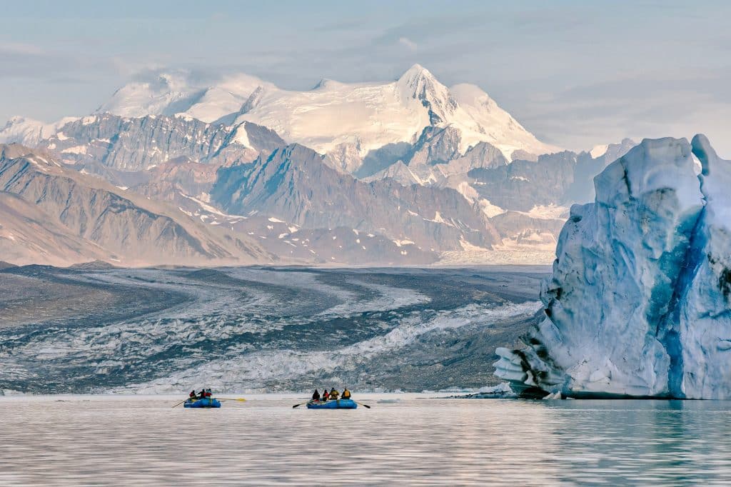Alsek River Rafting Glacier Mountains